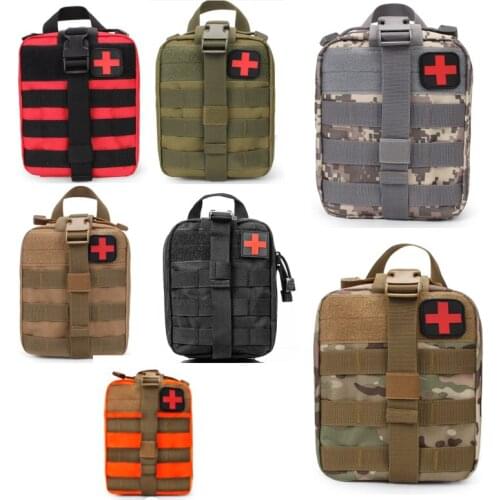 Outdoor Tactical kit Travel First Aid Kit Multi-Function Pockets Camping Hiking Bag First Aid Kit Survival Kit DLY006