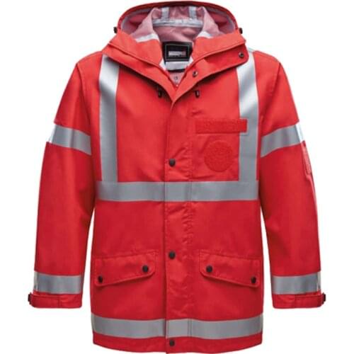 Waterproof Insulated Transformer Bomber Jacket Search and Rescue Jacket Breathable with Hood Protective Safety Wear Dry Suit