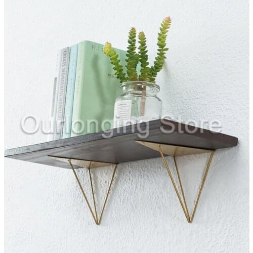 1/4Pcs Wall Mounted Shelf Metal Support Frame Shelves Tripod Bracket for Wall Decoration, Bookshelves, Furniture Hardware