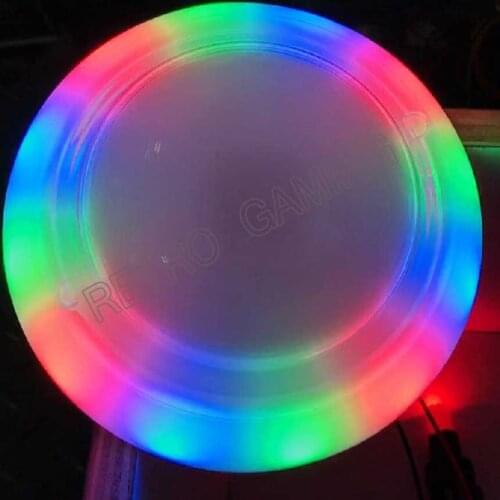 120mm Jumbo RGB Colour Changing Illuminated Arcade Button LED Colorful Flashing Push Button For Arcade Game Machine