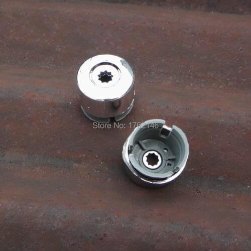 50PCS Chrome & Gray Wheel Lug Bolt Cap Cover Nut for Vw Touareg 2004-2014 7L6601173A Sport Utility 4-Door