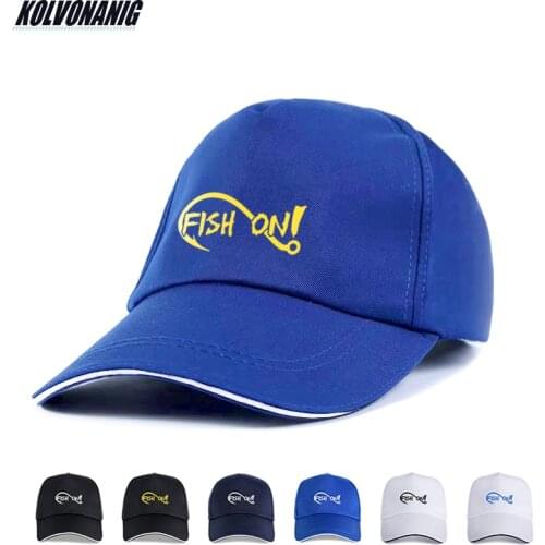 2019 Summer Fish on Hook Funny Print Baseball Caps for Men Women Unisex Adjustable Fishing Hats Trucker Cap Cotton Golf Dad Hat