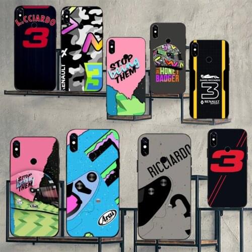 Daniel Ricciardos 3 Honey Badger Phone Case For Xiaomi Redmi note 7 8 9 pro 8T 9S Mi Note 10 Lite pro
