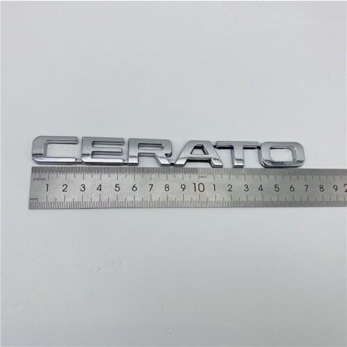 170*17mm Cerato Logo Trunk LID Badge Emblem Logo Auto Decals For 2009-2016 Cerato Forte