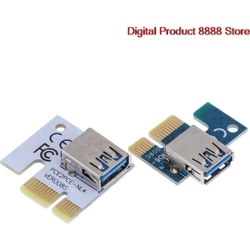 Usb 3.0 Pci-e 1x To 16x Extension Cable Mining Extended Line Card Adapter