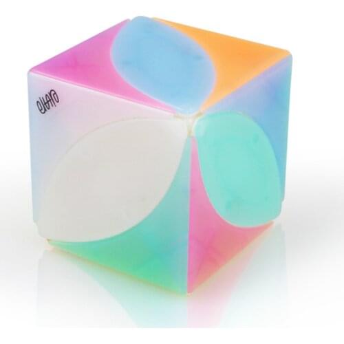Jelly Cube QiYi Mofangge Ivy Cube The First Twist Cubes of Leaf Line Puzzle Magic Cube Educational Toys Cubo Magico