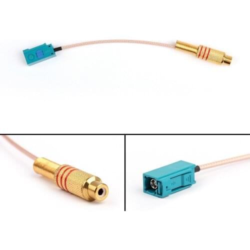 Areyourshop RG316 Cable 15CM RCA Female Plug Jack To Fakra-Z Female Jack Pigtail Cable RG316 RF Adap