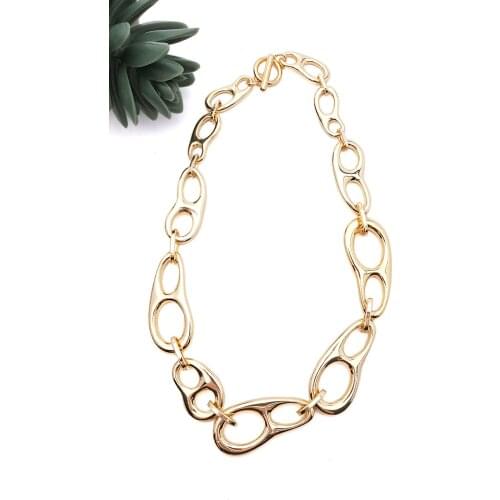 Marjin For Woman Necklace Gold Colored Desing Chain Pendants 2021 Jewelry Gift Girl Birthday Party Gift