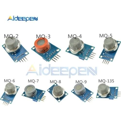 MQ-2 MQ-3 MQ-4 MQ-5 MQ-6 MQ-7 MQ-8 MQ-9 MQ-135 Detection Smoke methane liquefied Gas Sensor Module For Arduino Starter DIY Kit