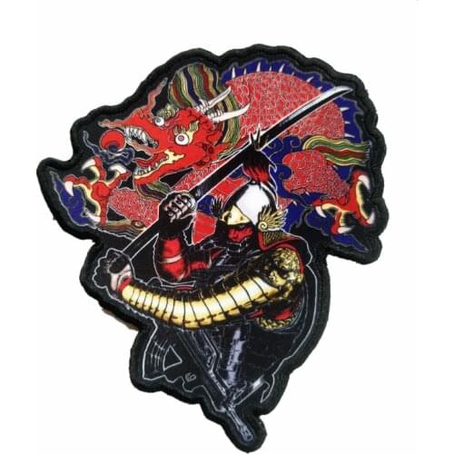 Imperial Guards Army Tactical Samurai Heat Transfer Patches China Elements Great Ming Empire Warrior Military Badge For Backpack