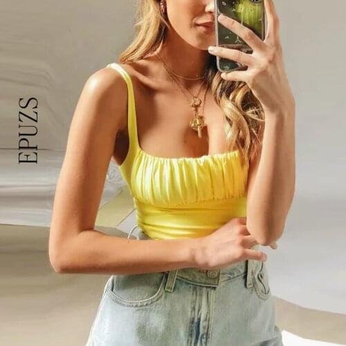 Neon green sexy crop top women casual pink tank top streetwear black gym clothing gothic white top women clothes 2020