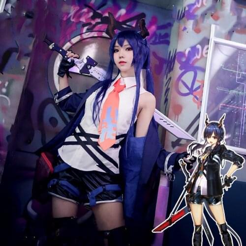 New Game Arknights! Chen Sir Cosplay Costume Uniform Outfit Fancy Suits Halloween Costumes for Women Carnival Christmas Dress