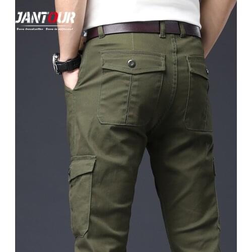 2020 New Military Tactical Pants Men Multi-Pocket Overalls Male Baggy Cargo Pants For Men Cotton Trousers Large Size 28-40