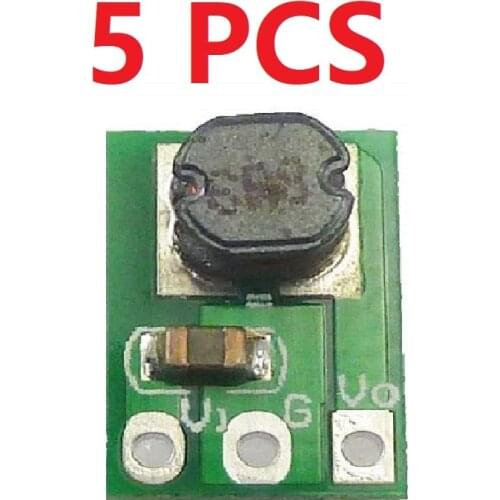 5 PCS Ultra Small mini DC 3.7V 4.2V 4.5V 5V 6V to 3.3V Step Down Buck Regulator Module for 18650 ESP8266 breadboard