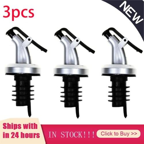 Olive Oil Sprayer Drip Wine Pourers Liquor Dispenser Leak-proof Nozzle Bar Kitchen BBQ Tool ABS Lock Sauce Boat Bottle Stopper