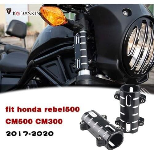 REBEL500 Motorcycle Front Fork Shock Absorber Cover Dust Proof Sleeve Protector for HONDA REBEL 500 300 CMX500 CMX300 accessorie