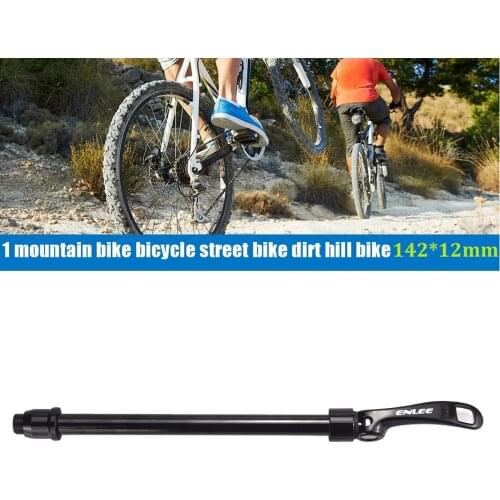 MTB Bike Thru Axle 142x12MM Wheel Skewer Thread Rear Hub Accessories Quick Replace Mountain Bicycle Hub Component