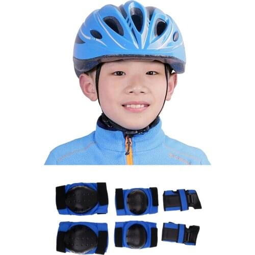 Skateboarding Wrist Knee Elbow Pads Guards Kids Protective Gear
