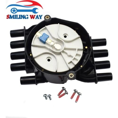 SMILING WAY# Distributor Rotor & Cap For GMC Cadillac Chevrolet 5.0L 5.7L 7.4L V8 Escalade Tahoe Yukon Suburban Savana P30