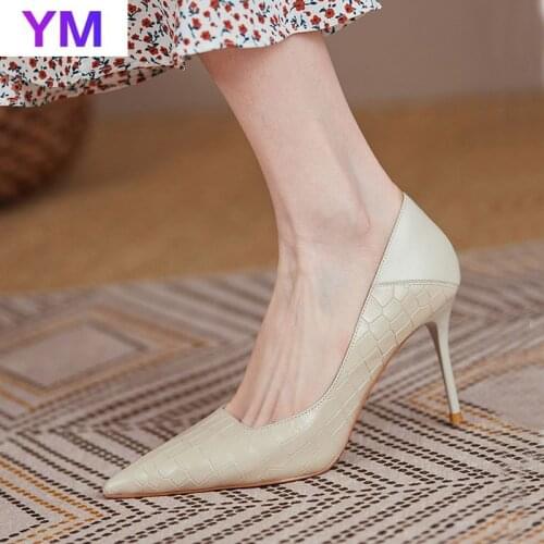 2021 Apricot Thin Sexy Heel Design Shoes Popular Designer Charming Woman Dress Girl Lady Point Toe Zapatos De Mujer Plataforma