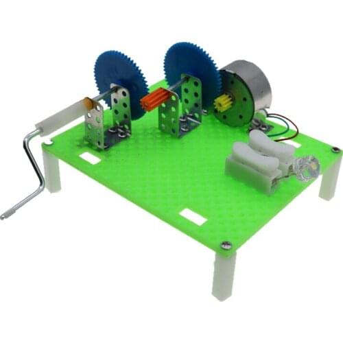 Secondary accelerated hand generator physics experiment popular science toy DIY self-made generator student scientific invention