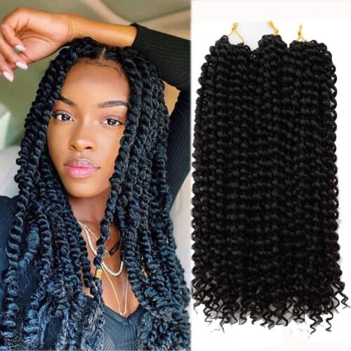 Crochet Passion Twist Hair Extension Synthetic Water wave Crochet Braid Hair