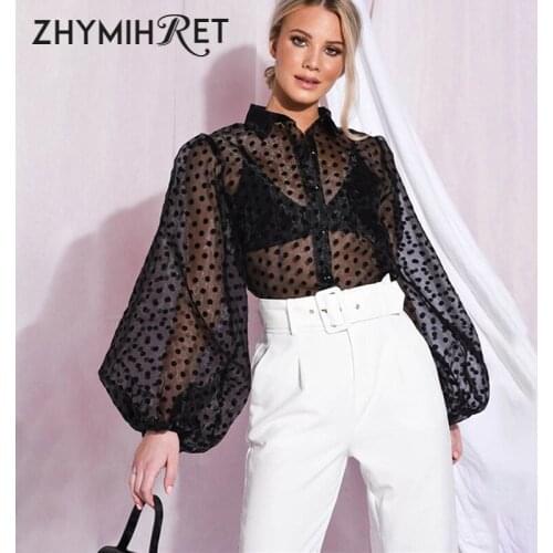 Женские модные рубашки ZHYMIHRET China At AliExpress