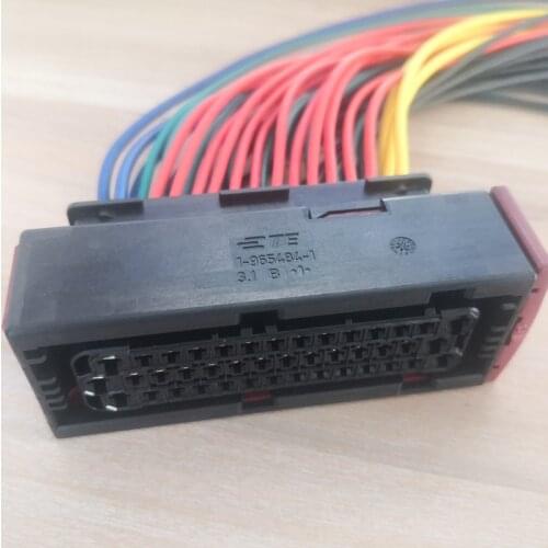 1/2/5pcs/lot 42 Pin/Way Female Waterproof Electrical Connector Plug With Wire Harness Pigtail 30cm For TE AMP Tyco 1-967281-1