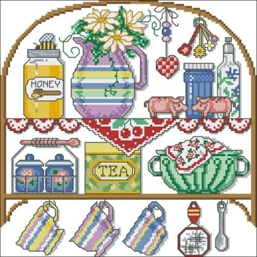 100% egypt cotton threads Product Egypt Long-staple Cotton cross stitch kits Suite Magazine-Beautiful Flowers Cabinet
