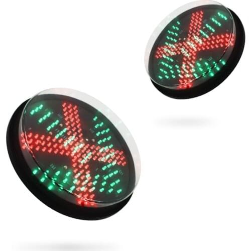 12" Red Fork Green Arrow LED Traffic Light Lamp Module