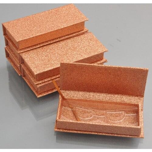 20pcs wholesale false eyelash packaging box lash boxes customized your logo fake 3d mink eyelashes lash strips magnet case empty