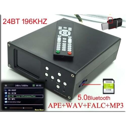 2021 Breeze DV20A Digital Audio Decoder AK4495+BT5.0 Turntable Lossless Music Player Support WAV MP3 APE LCD Display Nobsound