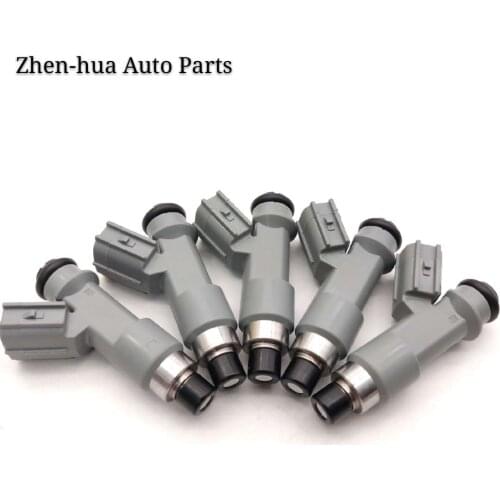 6PCS 23250-0P060 New Fuel Injectors Nozzle For TOYOTA- REIZ- GRX131 GRX132 3 GRFE 5 GRFE 2.5L L4 23209-0P060 2010-2013