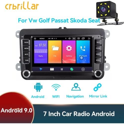 2Din Android Car Radio GPS WIFI Function Car Multimedia Player Autoradio For VW/Volkswagen/Golf/Passat/SEAT/Skoda/Polo Stereo