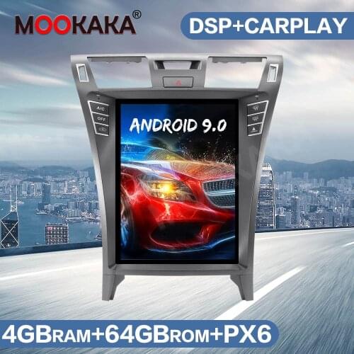 Tesla Style Android 9 4+64GB Car Radio GPS Navigation For Lexus LS460 LS600h 2006 2007-2012 Multimedia Player Recorder Head Unit