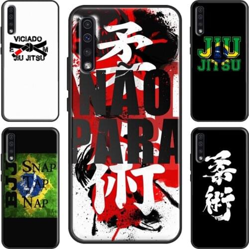 BJJ Brazilian Jiu Jitsu Art Case For Samsung A71 A51 A70 A50 A40 A10 A20e A21S Galaxy S20 Plus S10 S9 Note 20 Ultra