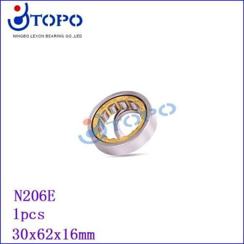 30*62*16 Cylinder roller bearing N206E