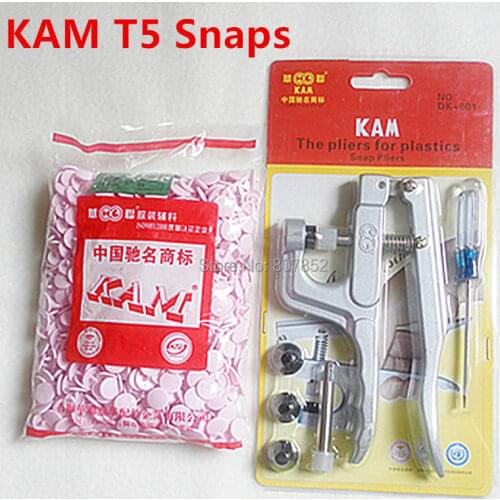 DHL 2000 sets Kam T5 Size 20 diameter 12.4 mm Plastic Resin Snaps Buttons Fasteners +1pc Pliers Tool Kits DK001