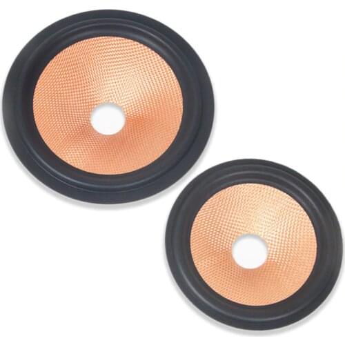 For 5"/6.5" inch Speaker Cone Paper Basin Woofer Fiberglass Basin Drum Trumper Bass Repair Parts 26.5mm Core