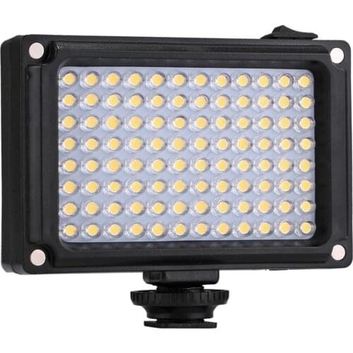 Pocket 96 LEDs 860LM Professional Photography Studio with White Orange Magnet Filters Light Panel for Canon, Nikon, DSLR Cameras