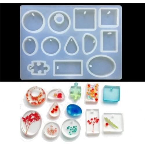 Resin Casting Silicone Mold Jewelrys Making DIY Craft Mould Tools for Pendant Necklace Bracelet