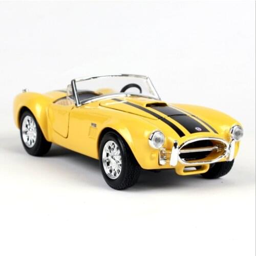 1: 24 Meritor chart 1965 Shelby toy model simulation alloy car model childrens birthday Christmas New Year gift