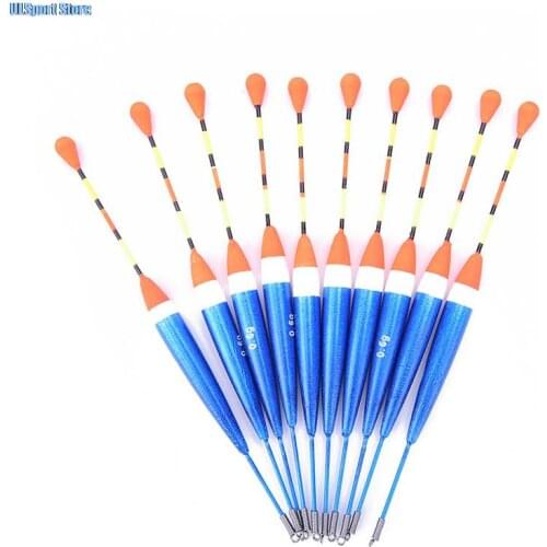 10Pcs/Lot Promotion Fishing Floats Set Buoy Bobber Fishing Light Stick Floats Fluctuate float buoy For Fishing Accessories
