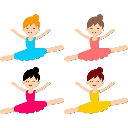 New Ballerina girl Wooden Die Scrapbooking C2775 Cutting Dies Multiple Sizes Compatible with most die cutting machines