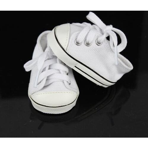 New White Sneaker Fit For 43cm Dolls