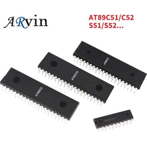 AT89C51 / 89C52 / 89C2051 / 89S51 / 89S52 single chip microcomputer 8051 chip directly inserted into DIP-20/40