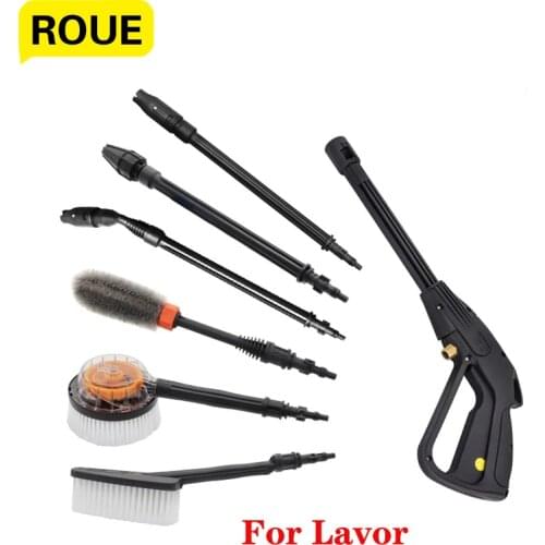 High Pressure Spray Gun Lance Nozzle Jet Turbo Rod Car Cleanning Gun Washing Machine Accessories for Champion Hammer Lavor foam