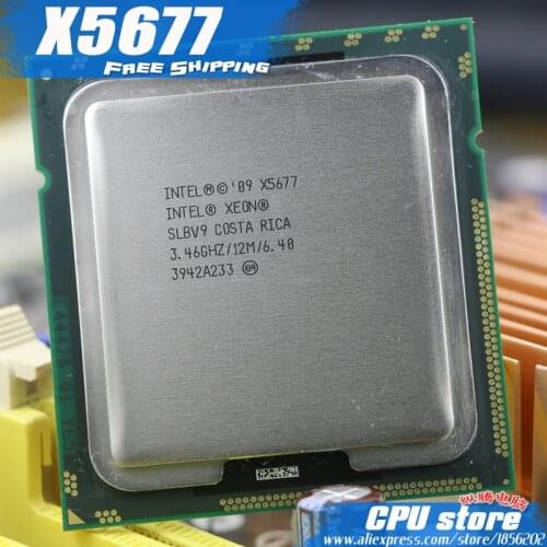 Intel Xeon X5677 CPU processor /3.46GHz /LGA1366/12MB/ L3 130W Cache/Quad Core/ server CPU Free Shipping , there are, sell X5687
