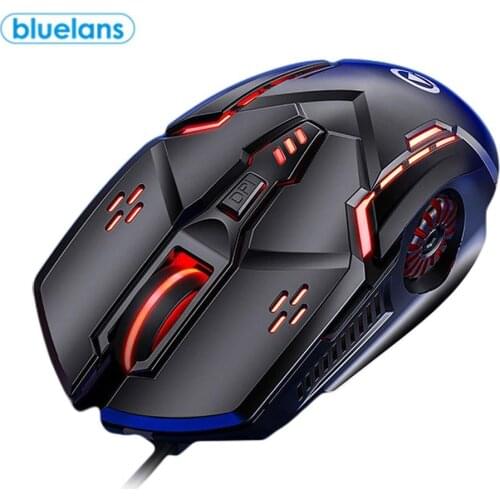 G5 Mute Wired Gaming Mouse Six-Button Colorful Light-Emitting Durable Ergonomic Design Usb Wired Mouse for PC Gaming Player