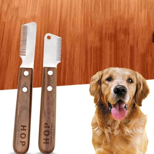 Pet Comb Terrier Dog Plucking Knife Schnauzer Dog Grooming Tool Pet Supplies Shaving Knife Comb Deshedding Hair Removal Comb